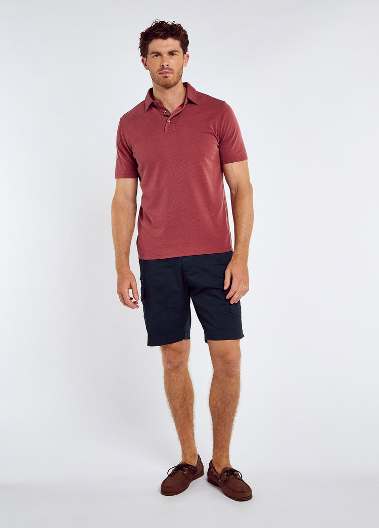 Gilligan Men’s Tencel™ Modal polo - Wine