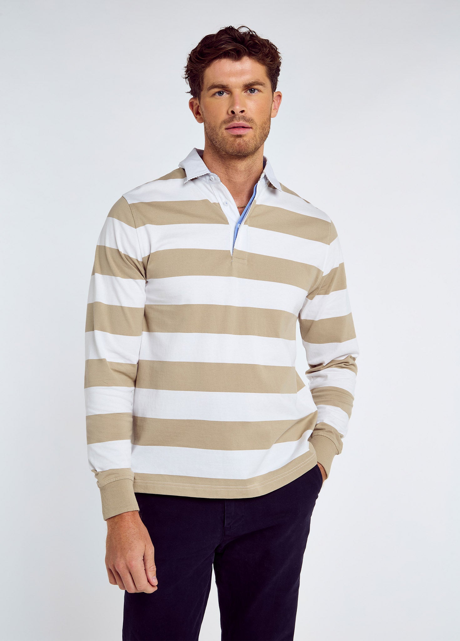 Goresbridge Rugby Top - Sand Multi