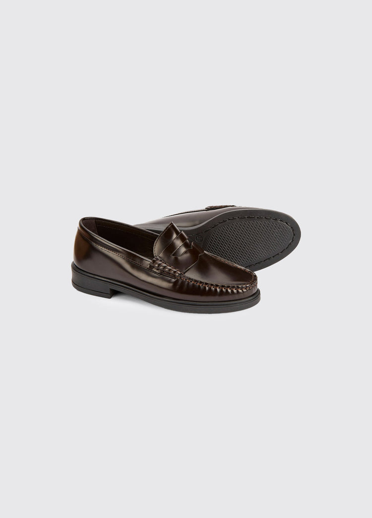 Harvard Ladies Casual Loafer- Mahogany