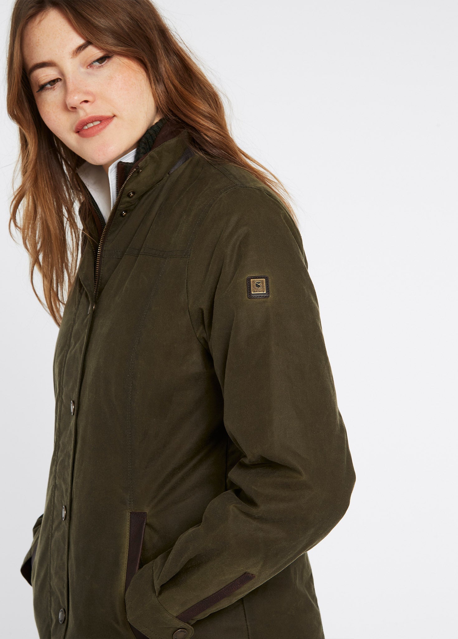 Mountrath Ladies Wax Cotton Jacket - Fennel