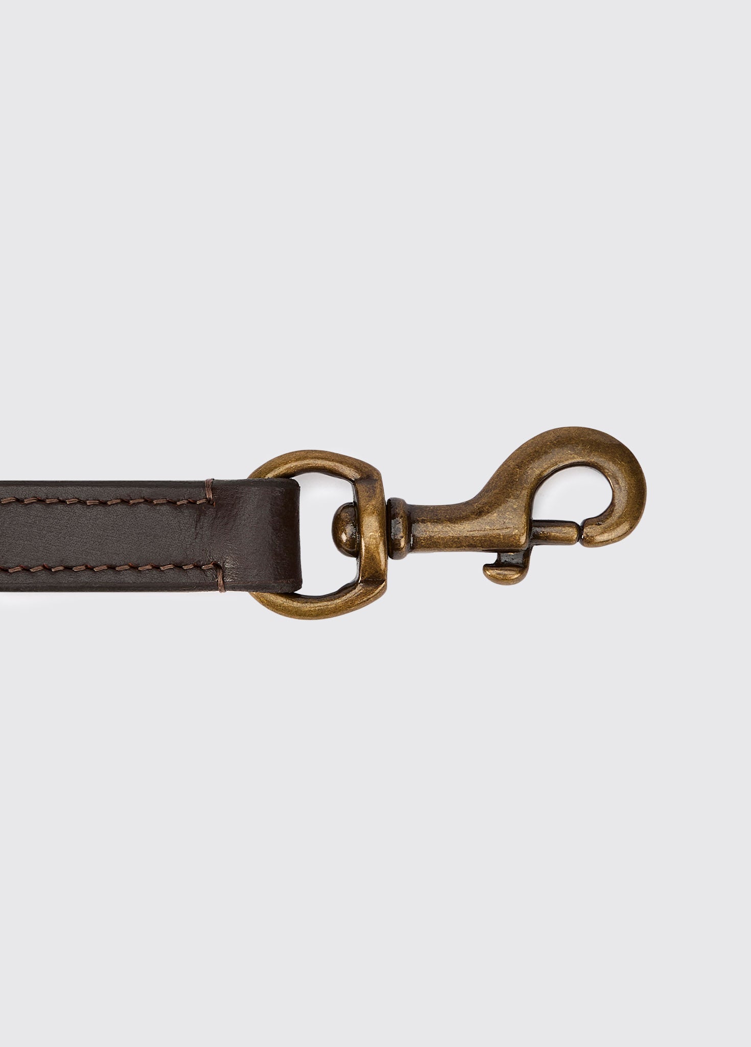 Ranger Leather clipped lead - Mahogany
