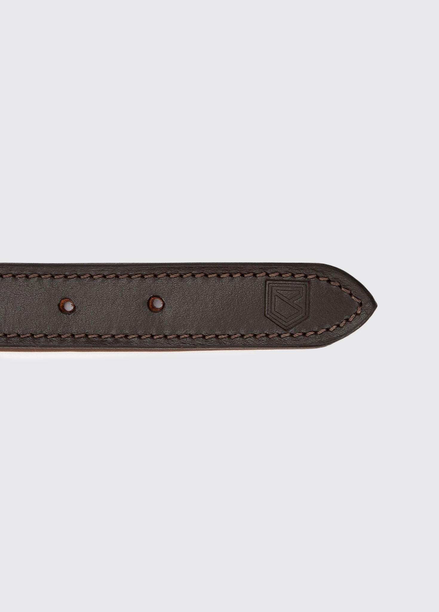 Axel Leather dog collar - Mahogany
