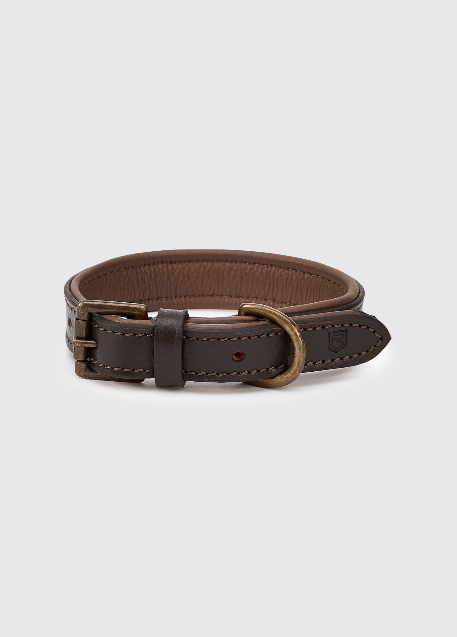 Axel Leather dog collar - Mahogany