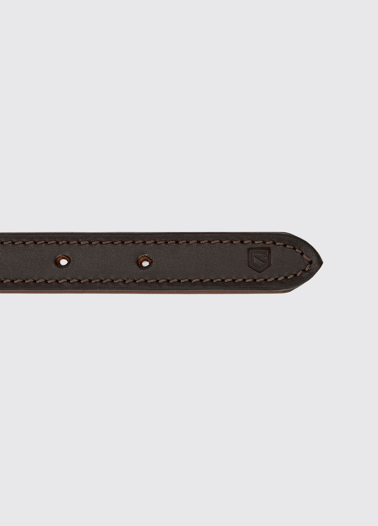 Axel Leather dog collar - Mahogany