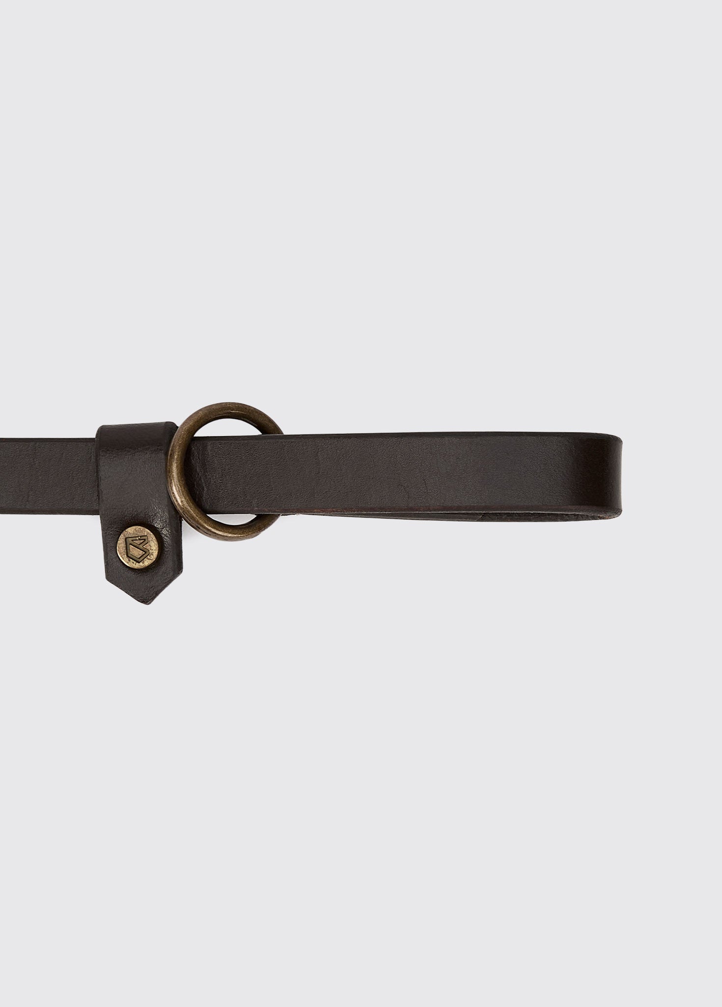 Riley Leather slip lead - Mahogany