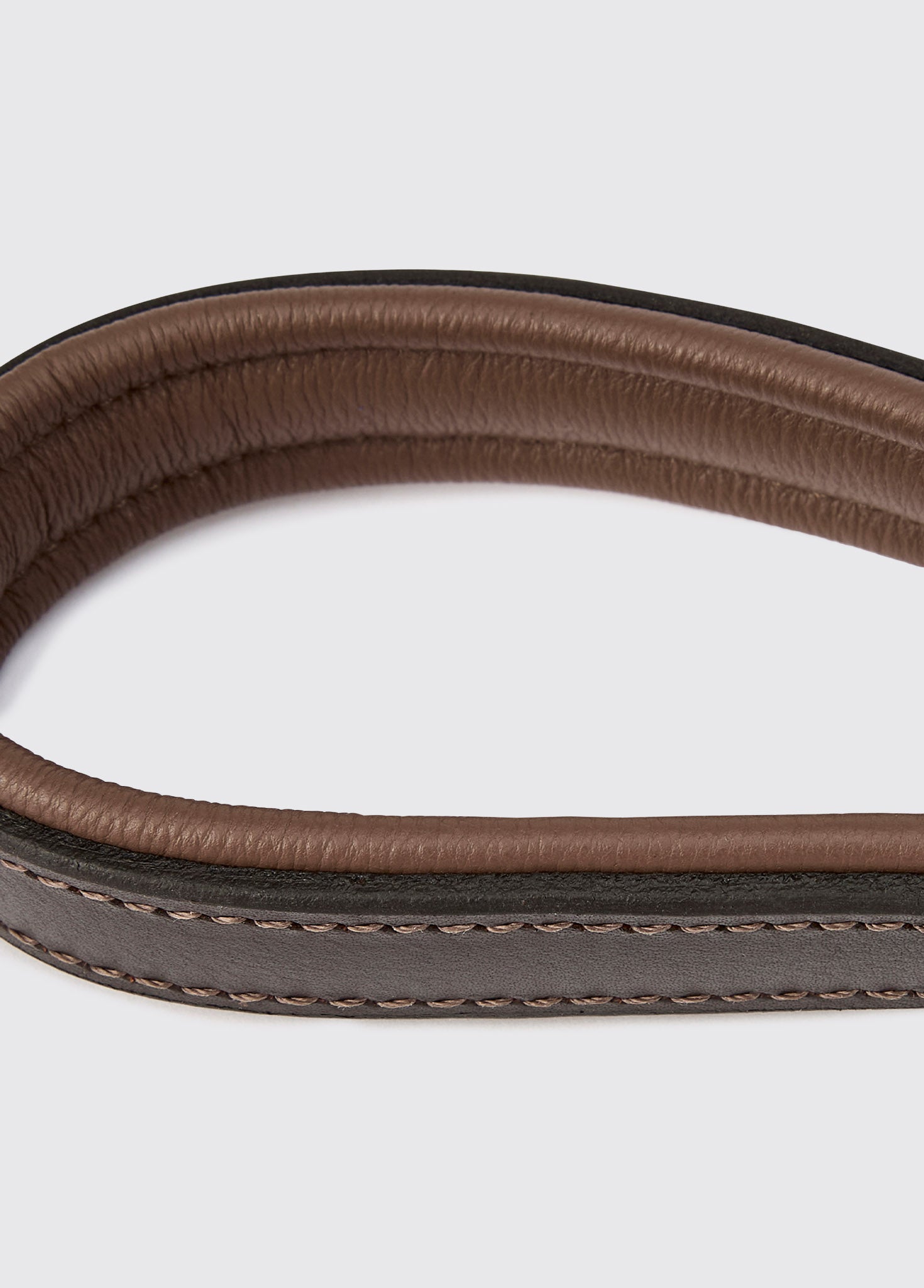 Riley Leather slip lead - Mahogany
