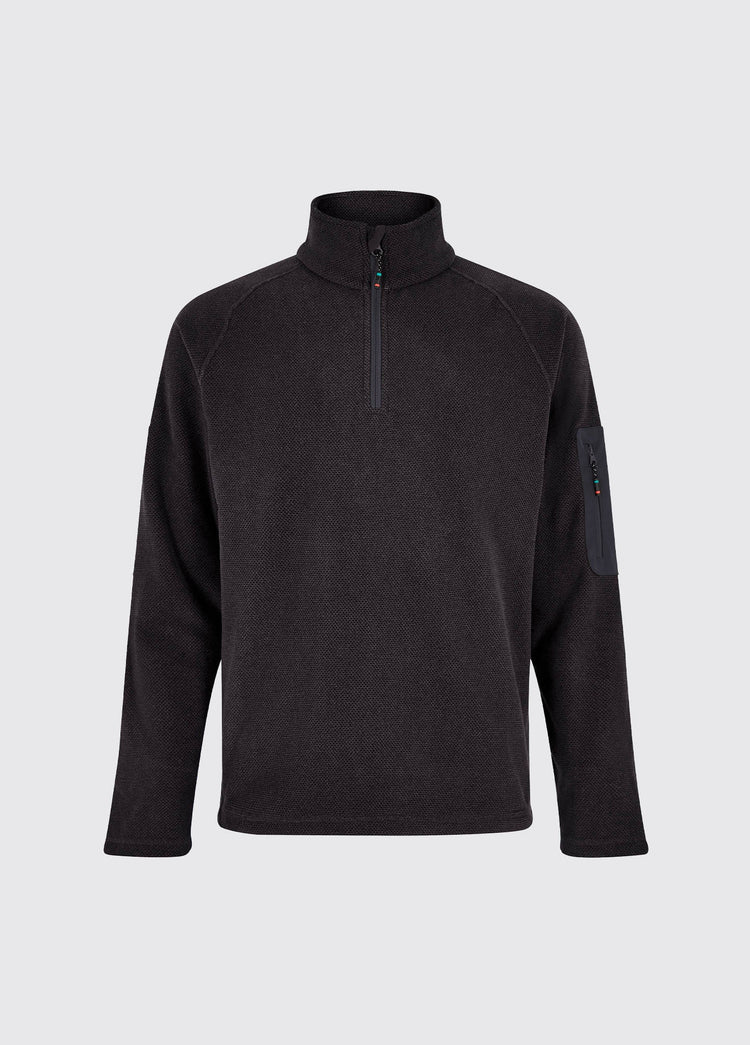 Monaco Ladies Quarter- Zip Fleece - Graphite