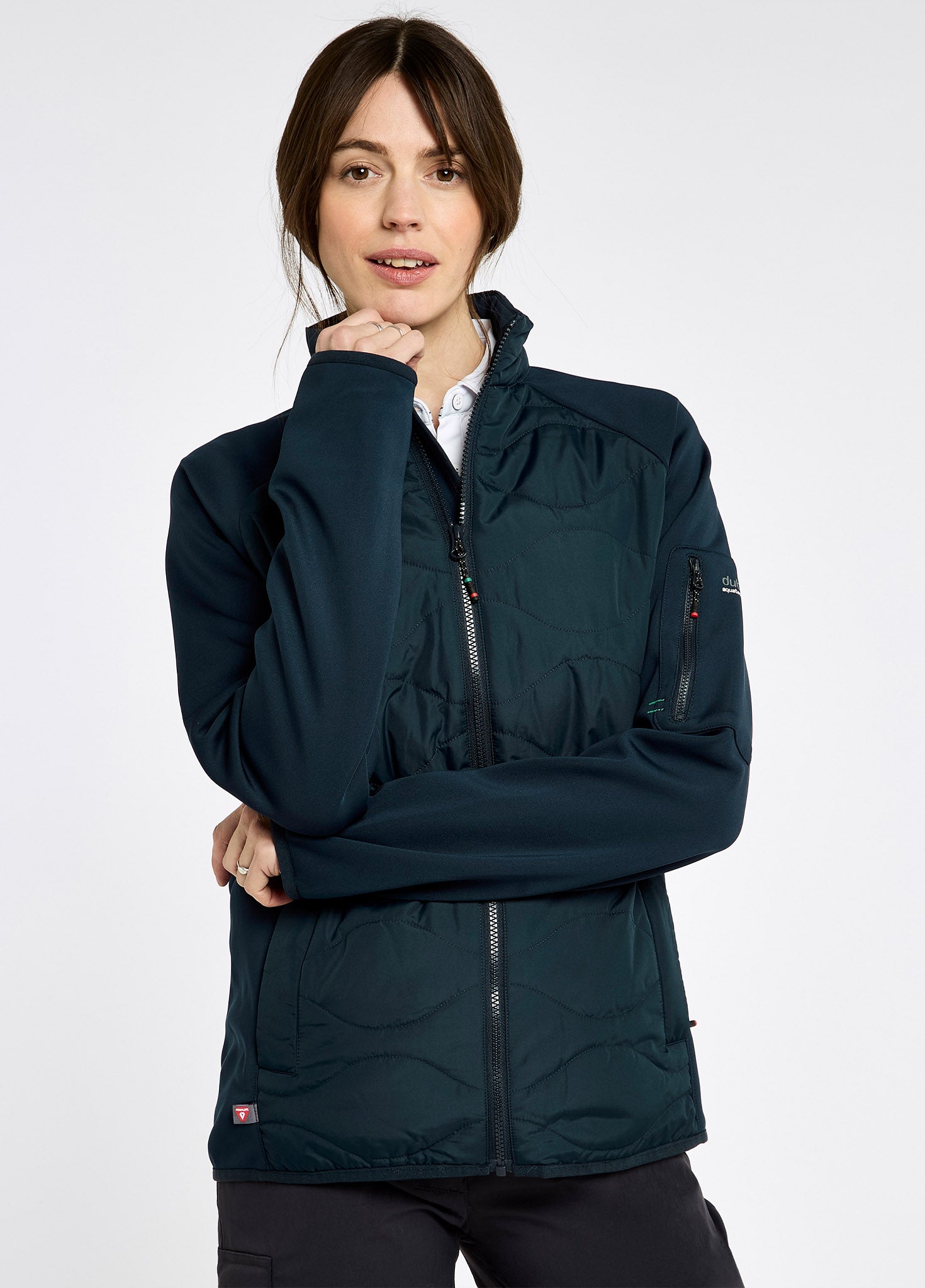 Atlantica Womens Hybrid Jacket - Navy
