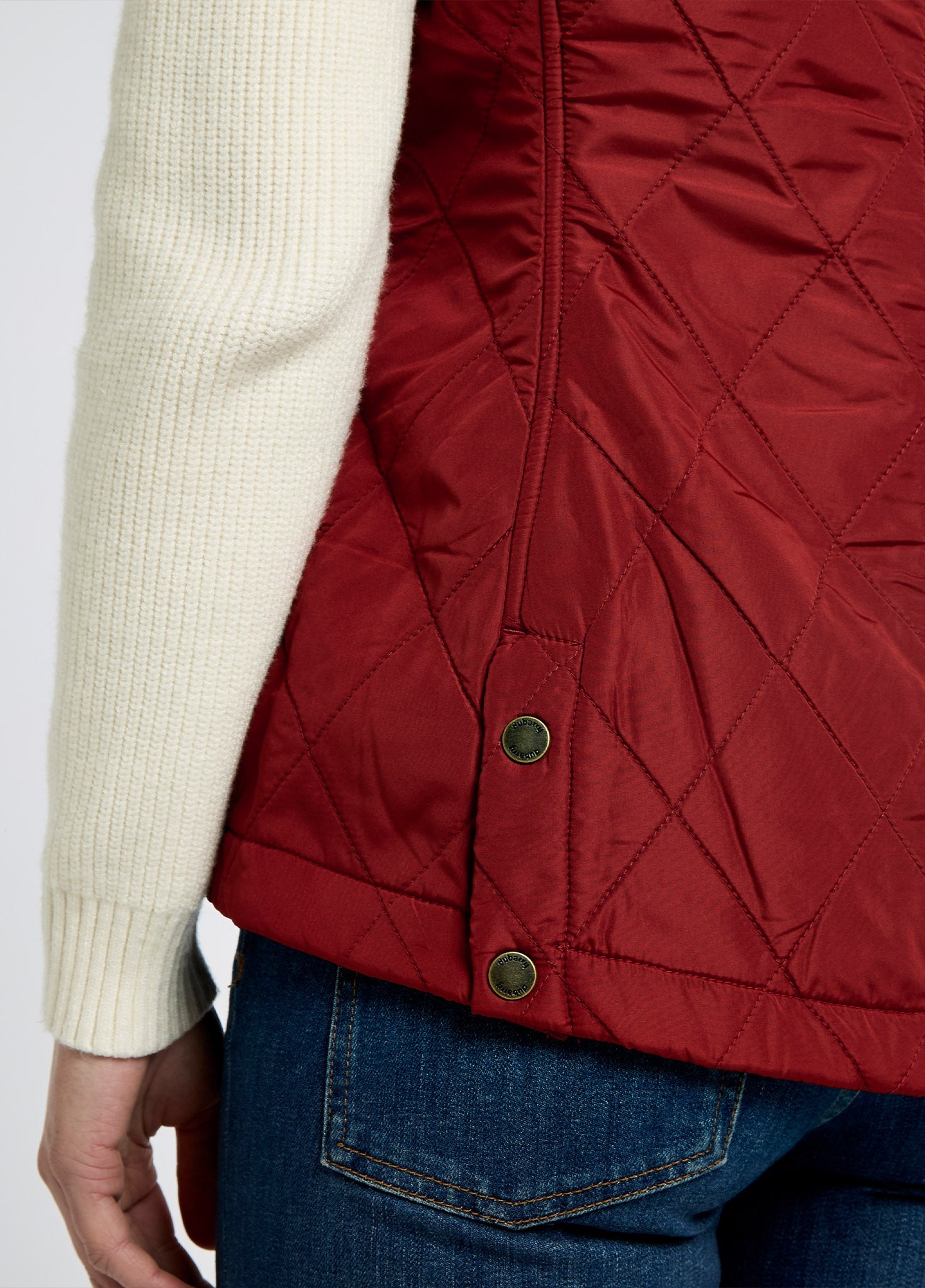 Heywood Quilted Gilet - Red Pepper