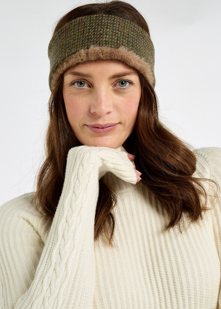 Abington Tweed headband - Heath