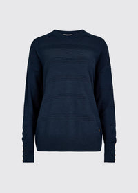 Ashfield Women’s bamboo blend sweater - Navy