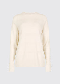 Ashfield Women’s bamboo blend sweater - Oyster