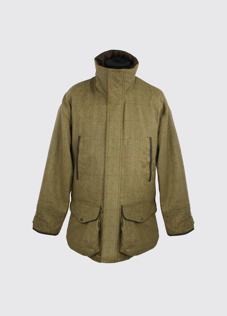 Ballinturbet Tweed Field Coat - Elm