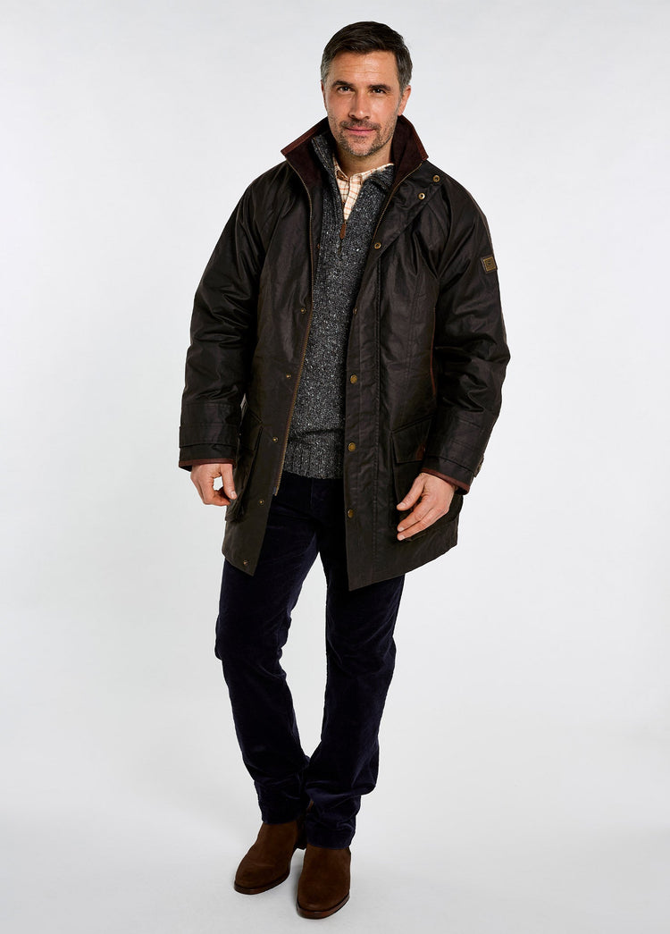 Ballylee Men’s wax cotton jacket - Java