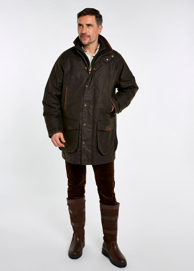 Ballylee Men’s wax cotton jacket - Olive