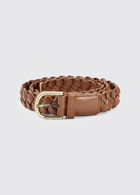 Belmore Women's leather belt - Caramel