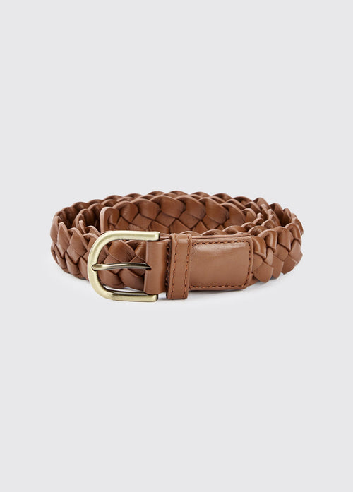 Belmore Women's leather belt - Caramel