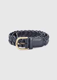 Belmore Women's leather belt - Navy