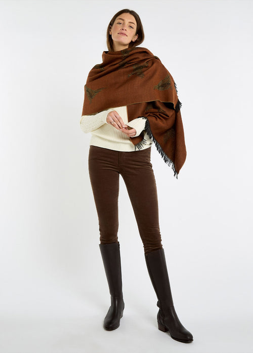 Birchdale Wool Stole - Ginger