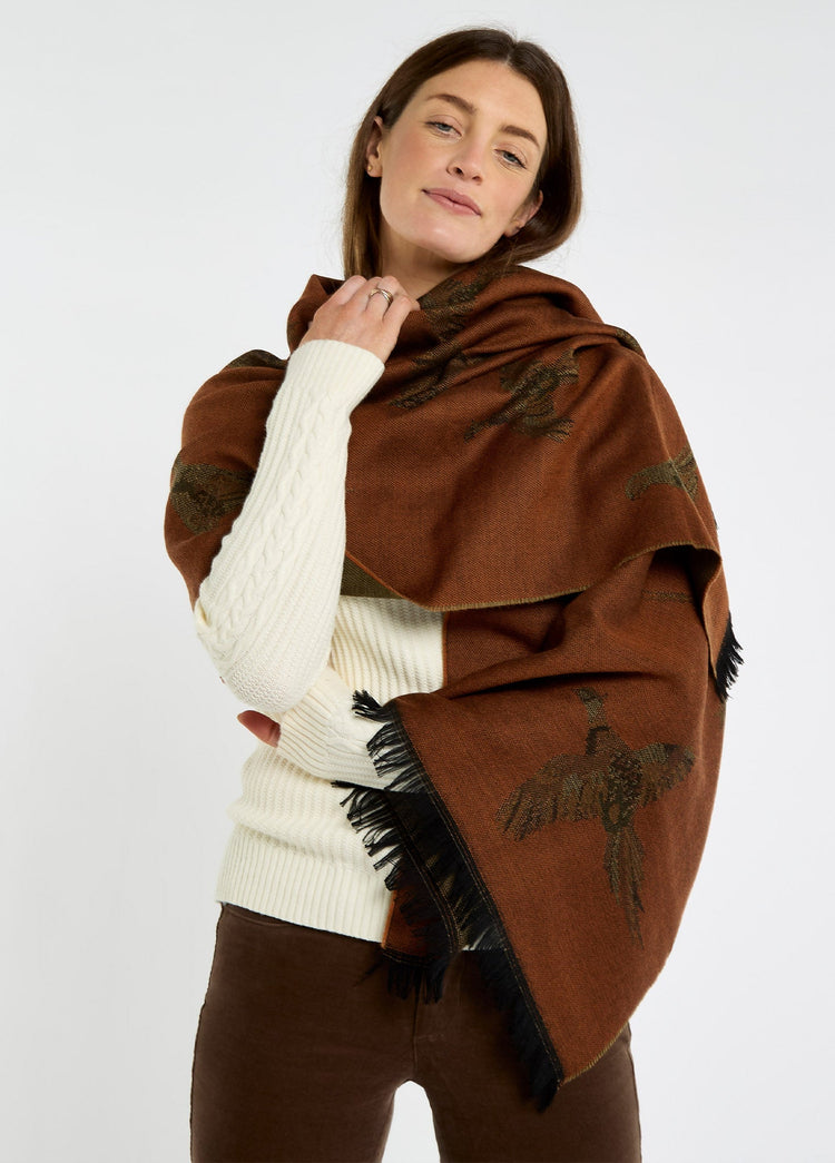 Birchdale Wool Stole - Ginger