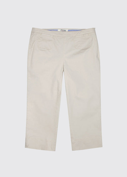 Bluebell Cropped Trousers - Oyster