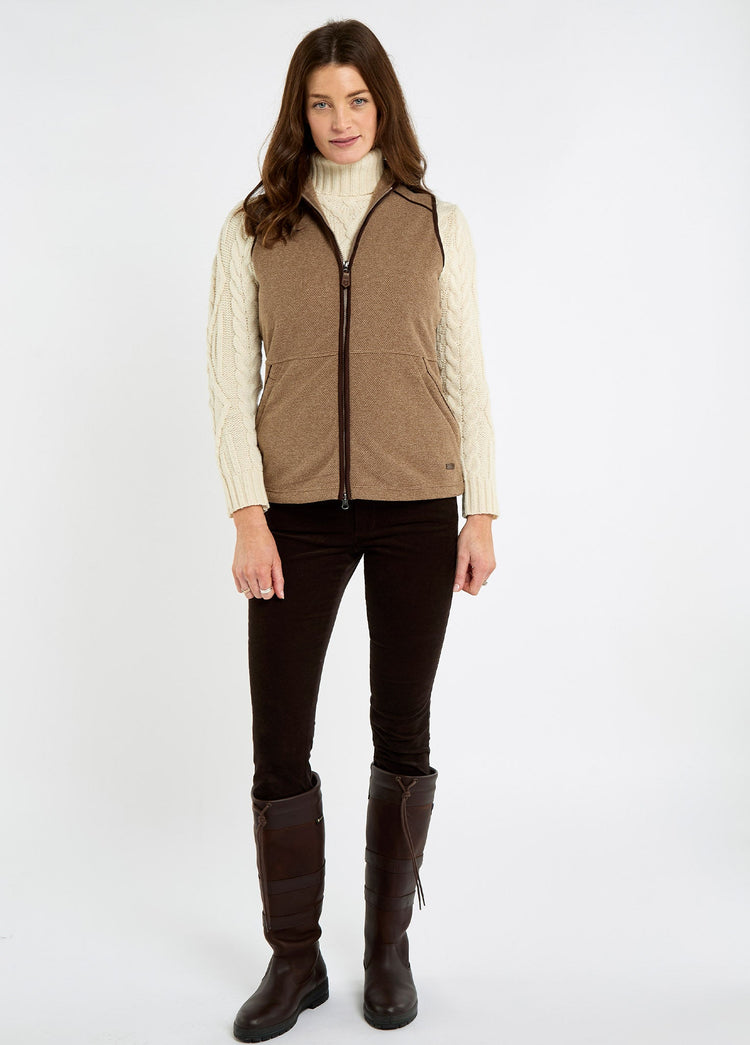 Carbury Women's Fleece Gilet - Elk