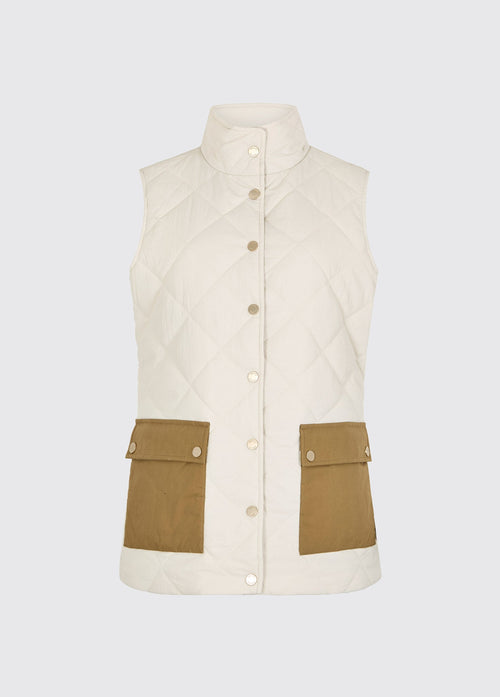 Clashmore Women's Quilted Gilet - Bone