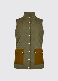 Clashmore Women's Quilted Gilet - Kelp
