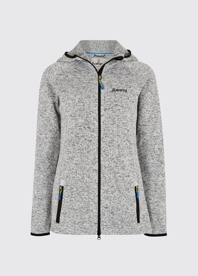 Cliffoney Ladies Fleece Jacket - Grey Marl