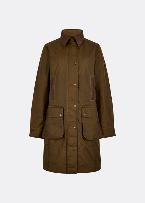 Clifford Women’s wax cotton jacket  - Beech