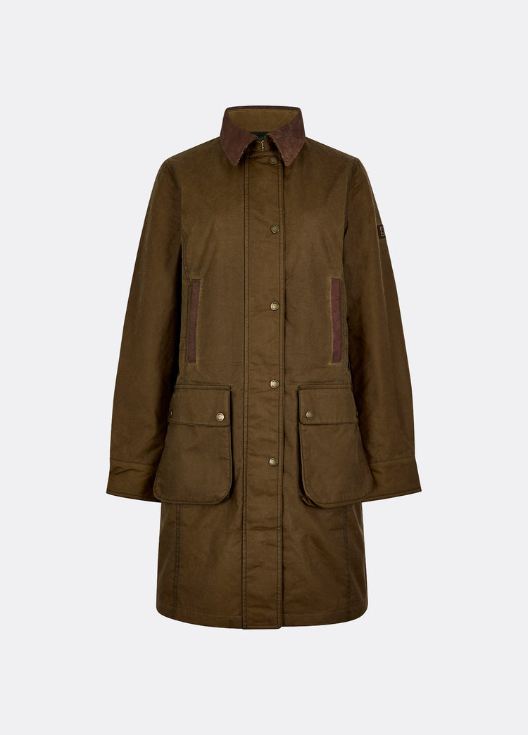 Clifford Women’s wax cotton jacket  - Beech