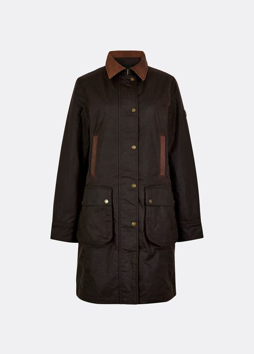 Clifford Women’s wax cotton jacket  - Java