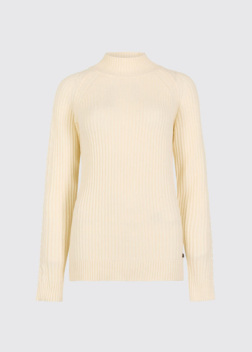 Corcoran Women’s rib-knit sweater - Chalk