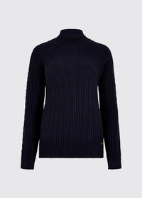 Corcoran Women’s rib-knit sweater - Navy