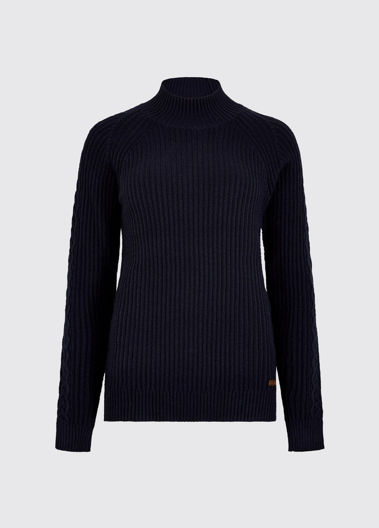 Corcoran Women’s rib-knit sweater - Navy