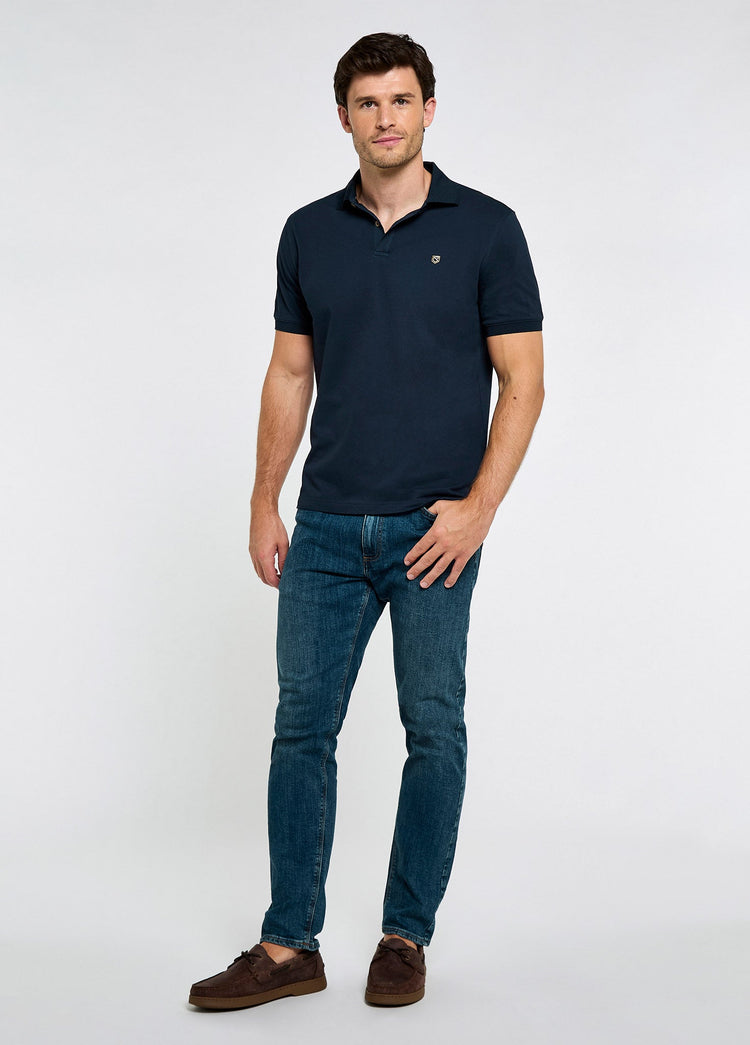 Courtney Men’s short sleeve polo - Navy