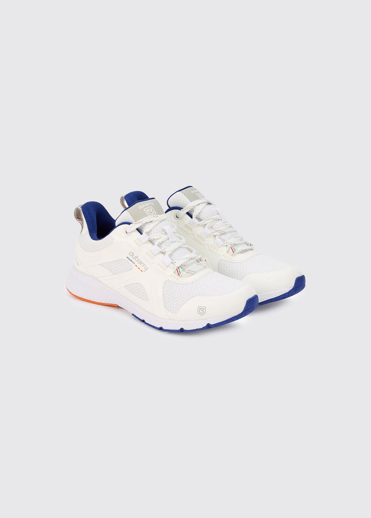 Cowes Men's waterproof trainer - White