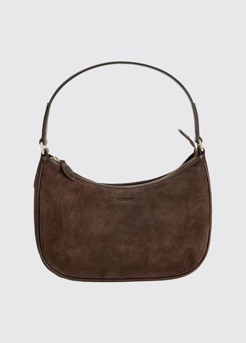 Cushendall Suede and leather Handbag - Cigar