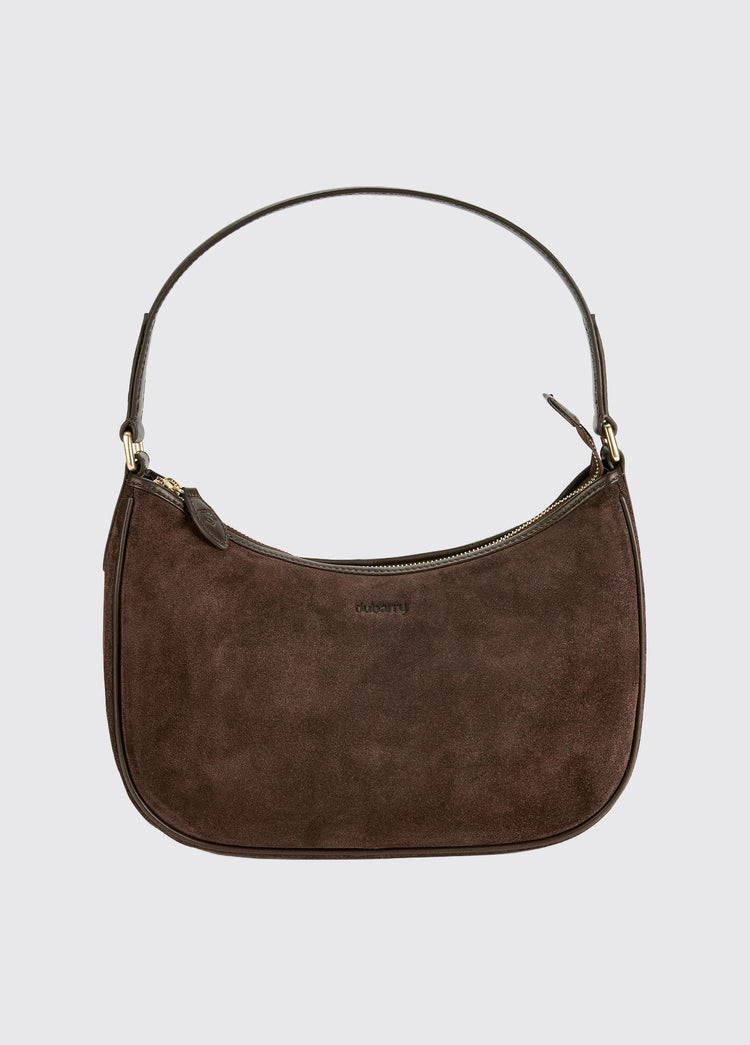 Cushendall Suede and leather Handbag - Cigar