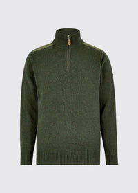 Doherty Men’s zip neck sweater - Olive