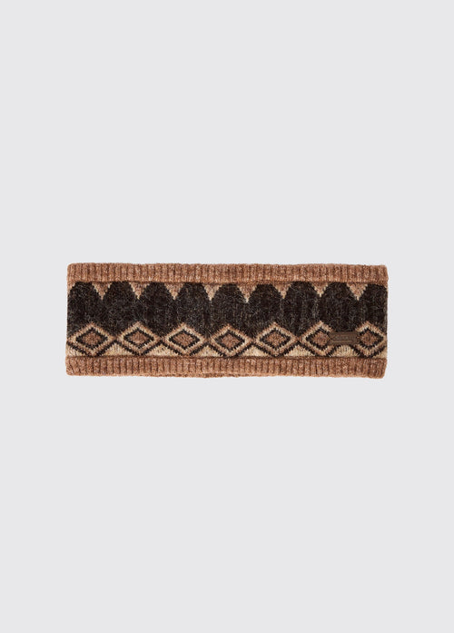 Drumroe Knitted headband - Oat Multi