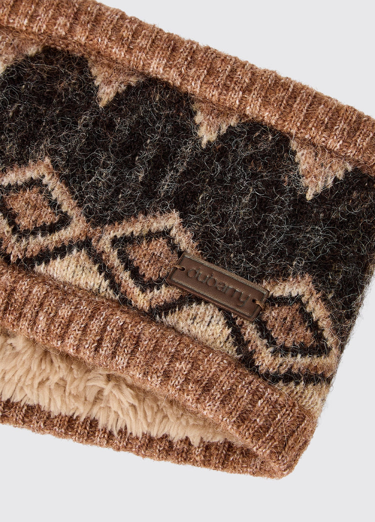 Drumroe Knitted headband - Oat Multi