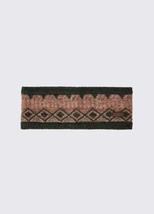 Drumroe Knitted headband - Olive Multi