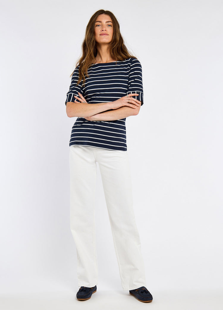 Flanagan Stripe Top - Navy
