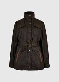 Gandon Women's wax cotton coat - Verdigris