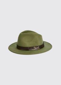 Hawswood Felt Fedora hat - Olive