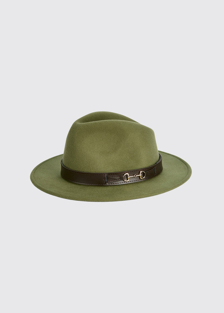 Hawswood Felt Fedora hat - Olive