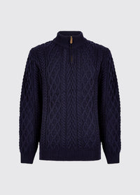Henihan Men’s ¼ zip neck sweater - Navy