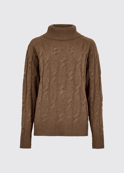 Hennessy Women’s roll neck sweater - Elk