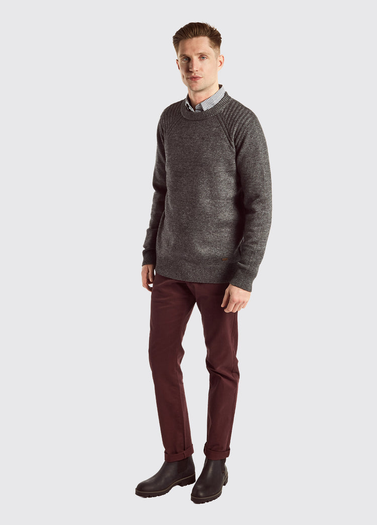 Kenny Mens Sweater - Light Grey